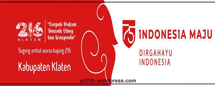 Spanduk HUT Klaten ke 216