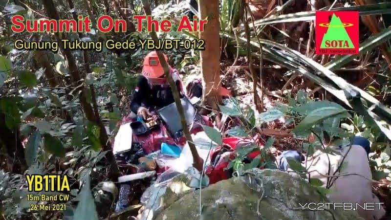 CQ SOTA  ybj/bt-012 mode CW YB1TIA