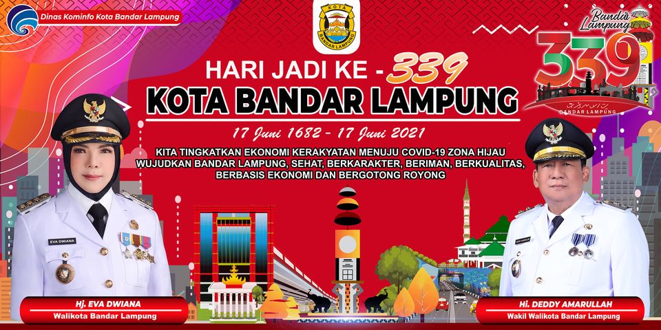 Sela,mat Hari Jadi Kota Bandar Lampung Ke-339