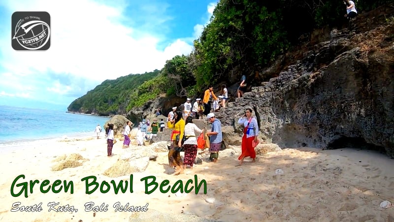 Pantai Green Bowl Surga tersembunyi di Pulau Bali