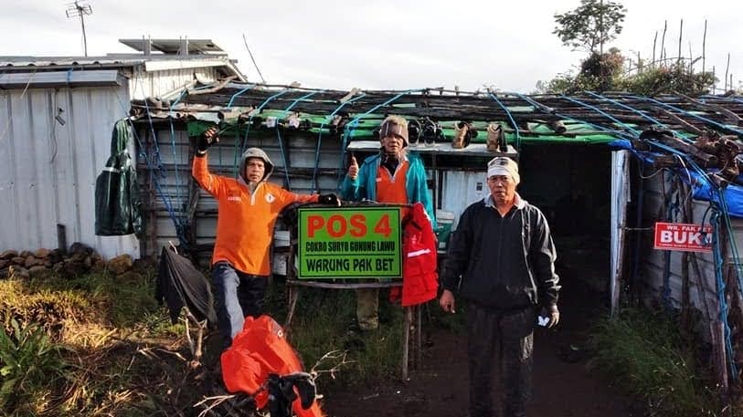 mengalami kendala cuaca buruk. dari post 1 hingga pos 4