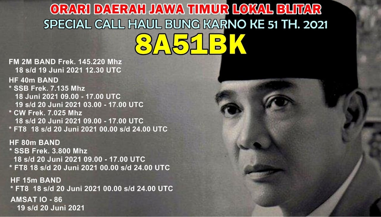 Special Call 8A51BK Haul Bung Karno