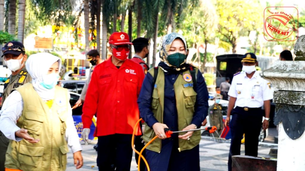 Bupati Klaten Hj. Sri Mulyani memimpin kegiatan SATGAS Penanganan Covid-19