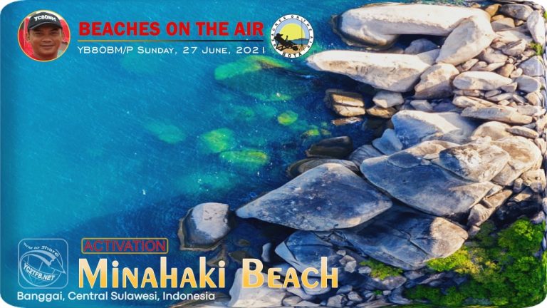 yb8obm bota pantai Minahaki Banggai Sulawesi Tengah