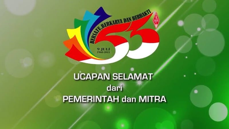 Ucapan Selamat HUT ORARI dari Pemerintah dan Mitra ORARI