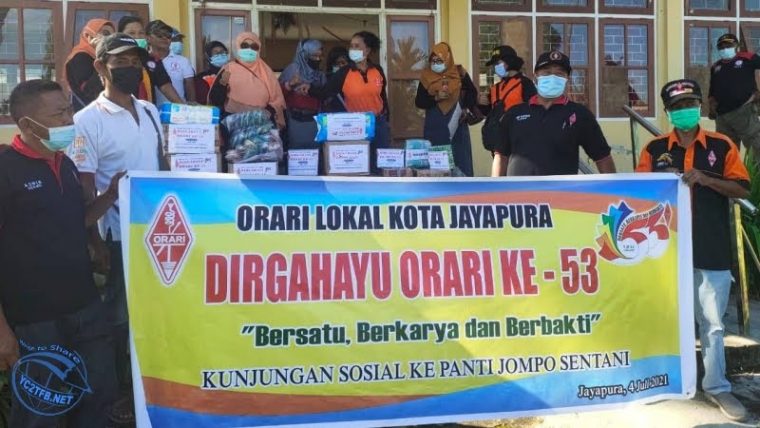 Kunjungan Sosial Orlok Kota Jayapura Jelang HUT ORARI