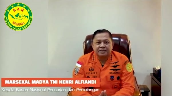 Marsekal Madya TNI Hendri Alfiandi kepala Basarnas