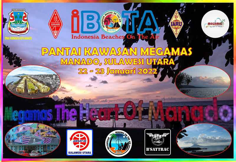 iBOTA di Pantai Kawasan Megamas Manado