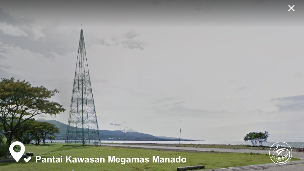 Pantai Kawasan Megamas Manado