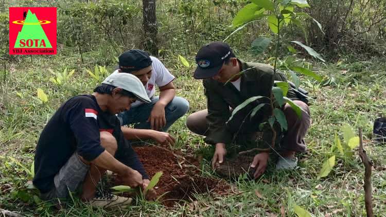 YH3AB SOTA Team juga akan melakukan penanaman pohon disekitar lokasi aktivasi.