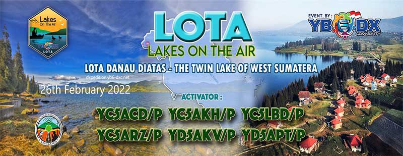 LOTA (Lakes On The Air) Danau Diatas Sumatera Barat
