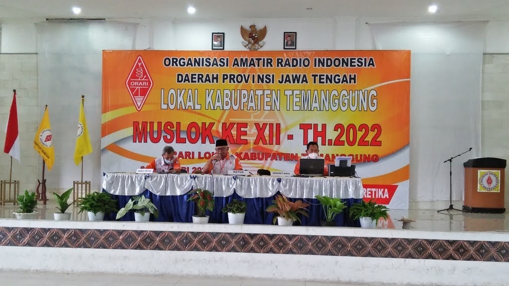 Musyawarah Lokal XII ORARI Lokal Kabupaten Temanggung