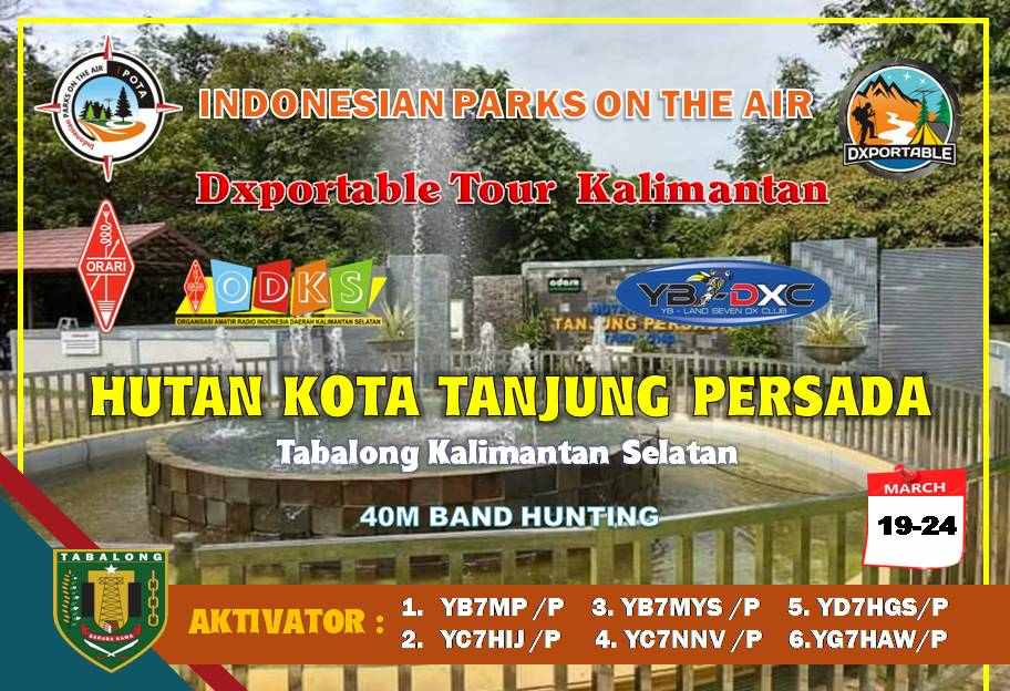 Indonesian Park On The Air (iPOTA) Hutan Kota Tanjung Persada, Tabalong di Kalimantan Selatan