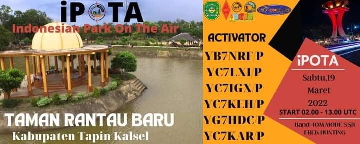 iPOTA aman Rantau Baru, Tapin, Kalsel (19/03/2022)