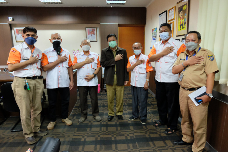 Audiensi Pengurus ORARI Lokal Kota Depok di kegiatan Special Call 8A23D Hari Jadi ke-23 Kota Depok