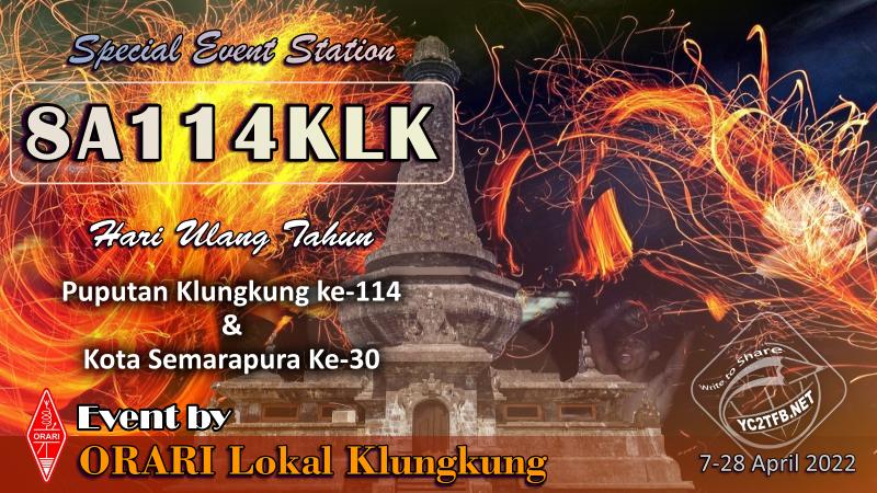 Special Call 8A114KLK Hari Puputan Klungkung ke-114 dan HUT Kota Semarapura ke-30 tahun 2022