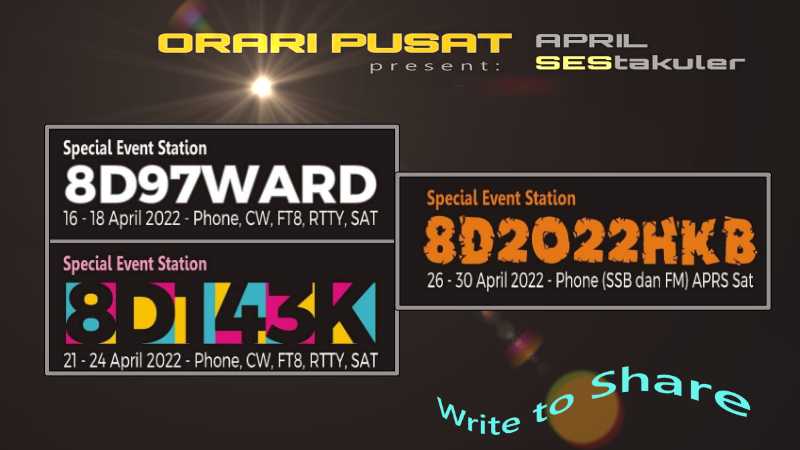 SEStakuler Special Call 8D143K, 8D97WARD dan 8D2022HKB ORARI Pusat