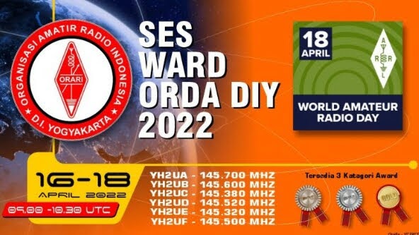 WORLD AMATEUR RADIO DAY AWARD 2022 ORDA DIY