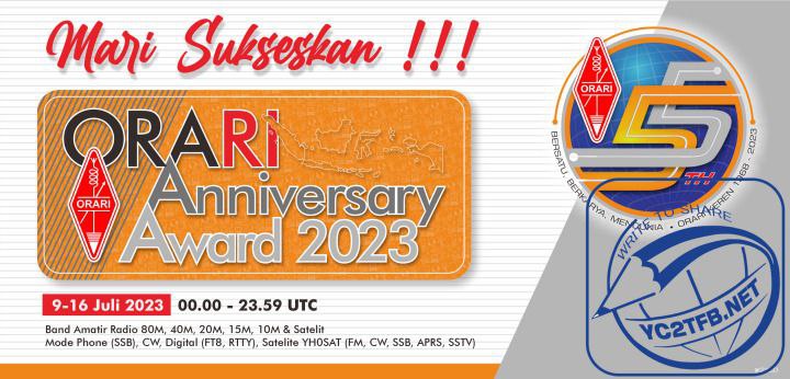 ORARI ANNIVERSARY AWARD 2023 AKAN RAMAIKAN HUT ORARI KE-55 ORARI ANNIVERSARY AWARD 2023 AKAN RAMAIKAN HUT ORARI KE-55
