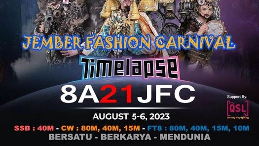 Special Event Station 8A21JFC Jember Fashion Carnaval 2023 Special Event Station 8A21JFC Jember Fashion Carnaval 2023