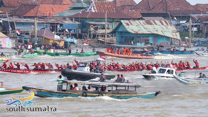 SES 8C4BDR Lomba Bidar Tradisional dan Parade Perahu Motor Hias - Kota Palembang
