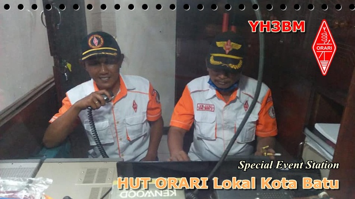 8A12BM HUT ORARI Lokal Kota Batu Ke-12 Special Event Station HUT ORARI Lokal Kota Batu