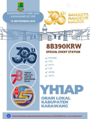 flyer Special Event Station 8B390KRW HUT Kabupaten Karawang