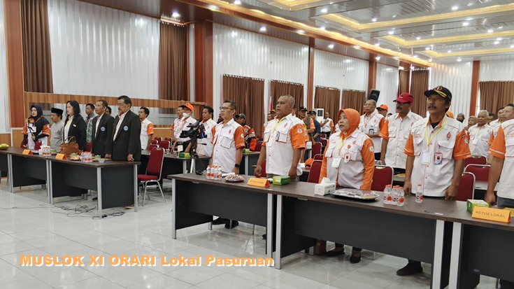 Pengukuhan Pengurus Baru ORARI Lokal Pasuruan Masa Bakti 2024-2027 Hasil Muslok XI