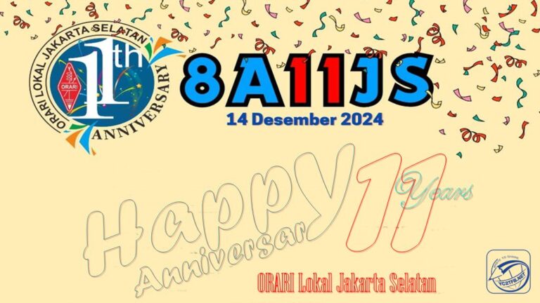 SES 8A11JS HUT ORARI Jakarta Selatan Ke-11