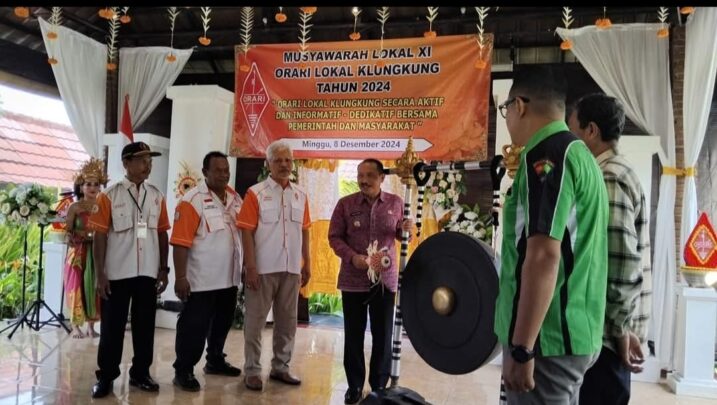 PJ Bupati Klungkung I Nyoman Jendrika, yang secara resmi membuka Musyawarah Lokal ORARI Lokal Klungkung