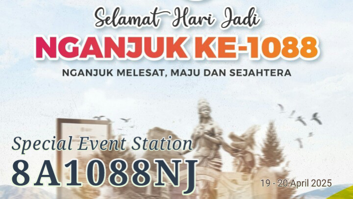 ORARI Lokal Nganjuk Meriahkan HUT ke-1088 dengan SES 8A1088NJ