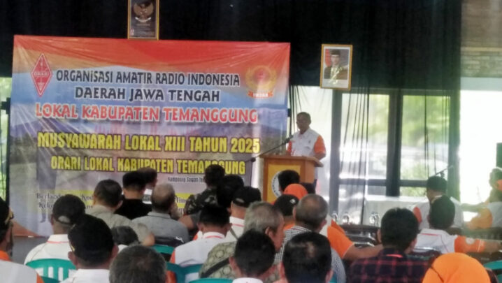 Musyawarah Lokal (Muslok) XIII ORARI Lokal Temanggung