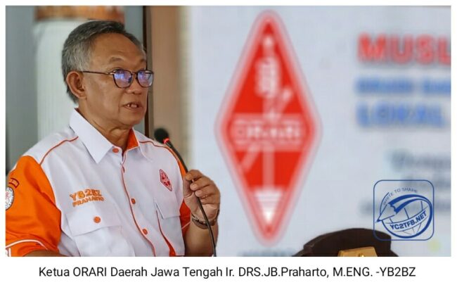 Ketua ORARI daerah Jawa Tengah (Muslok XIII ORARI Lokal Pati tahun 2025)