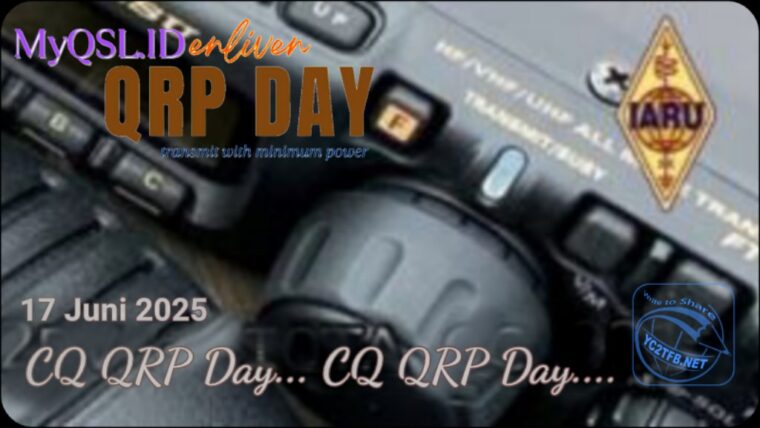 MyQSL.ID Siap Meriahkan QRP Day bertajuk “Enliven QRP Day 2025”