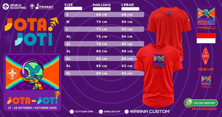 Kaos Eklusif JOTA-JOTI 2025