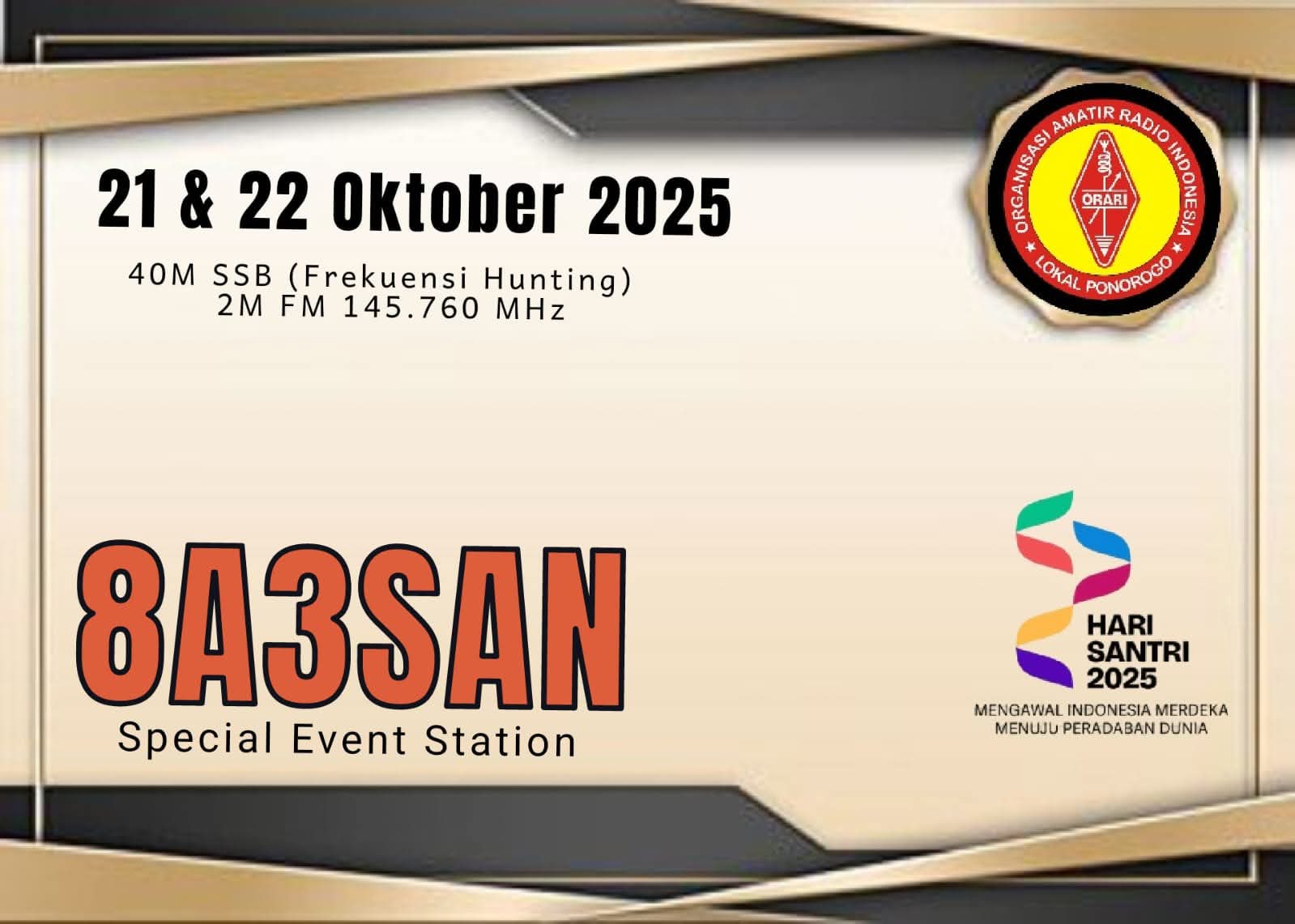 SES 8A3SAN Rayakan Hari Santri Nasional