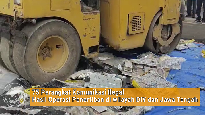 75 Perangkat Komunikasi Senilai 400 Juta lebih Dimusnahkan Balmon Yogyakarta