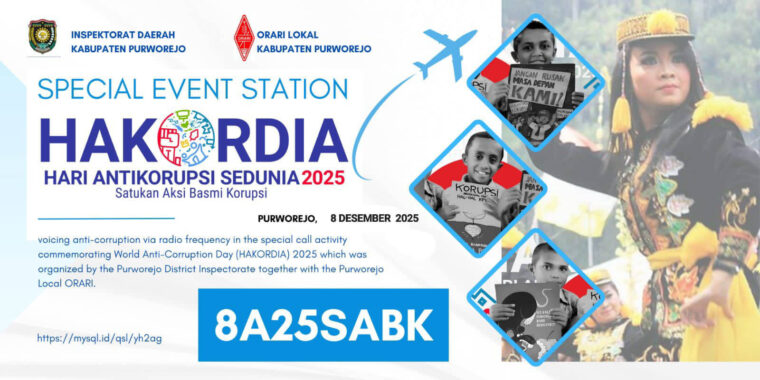 ORARI Lokal Purworejo Gaungkan Semangat Anti Korupsi melalui SES 8A25SABK Hakordia 2025