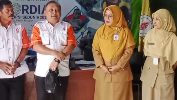 Ketua ORARI Lokal Purworejo dalam sambutan Kegiatan SES 8A25SABK Hakordia 2025