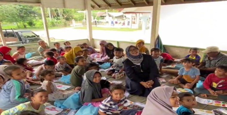 ORARI Lokal Bireuen Lakukan Trauma Healing Pascabencana Banjir