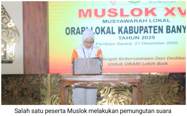 Pemilihan Ketua ORARI Lokal Muslok XVI ORARI Banyumas