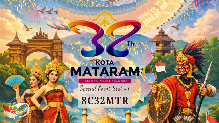 Special Event Station 8C32MTR HUT Kota Mataram Ke-32