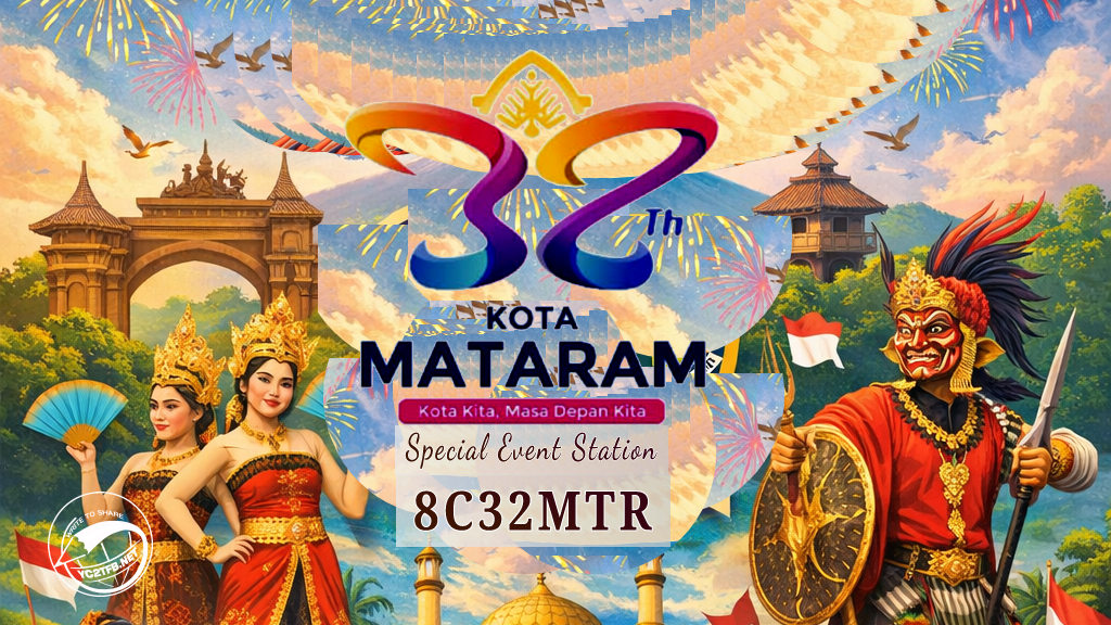 Special Event Station 8C32MTR HUT Kota Mataram Ke-32