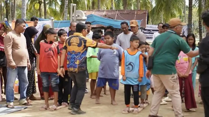 ORARI Bireuen dalam kegiatan Trauma healing bagi anak-anak terdampak bencana di Bireuen Aceh