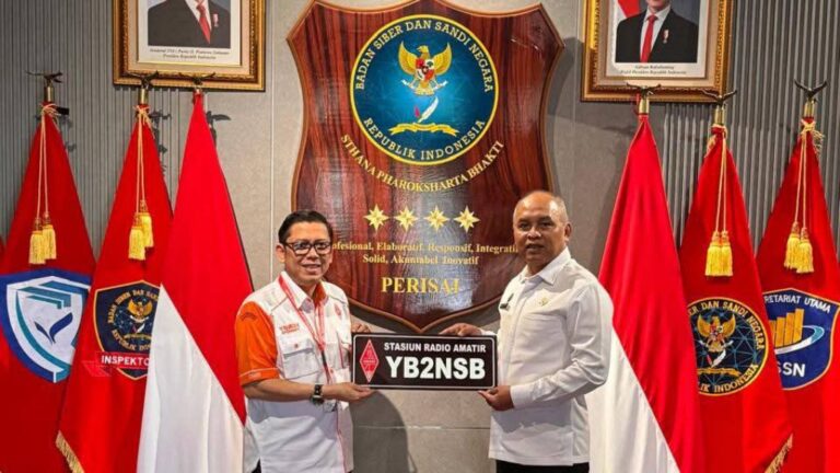 Kunjungan Kerja Ketua Umum ORARI ke BSSN