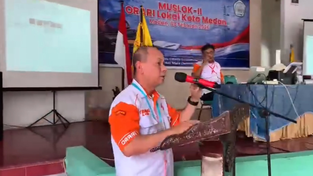 Anda Yudas YB6HAI dalam Muslok II ORARI Lokal Kota Medan