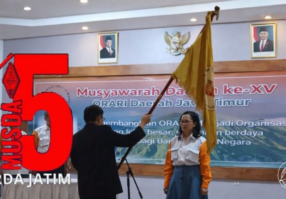 Sukses digelar Musda XV ORARI Daerah Jawa Timur 2026 di Malang menetapkan Endah Winarti YB3VI sebagai Ketua periode 2026–2031.