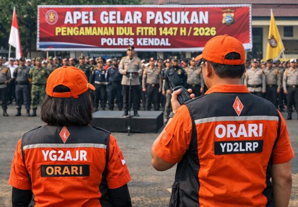 Pengamanan Idul Fitri ORARI Lokal Kendal