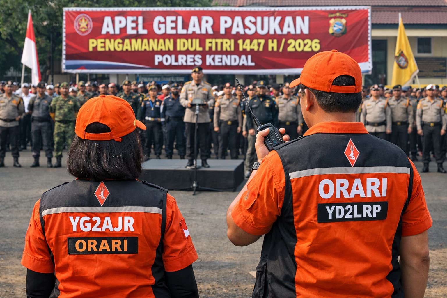 Pengamanan Idul Fitri ORARI Lokal Kendal