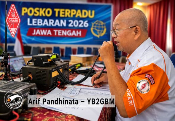 Posko Dukungan Komunikasi (Dukom) ORARI Posko Terpadu Lebaran 2026 Jawa Tengah